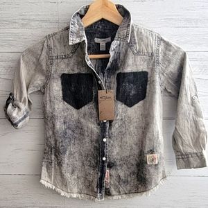 Kids Silver Jeans button up